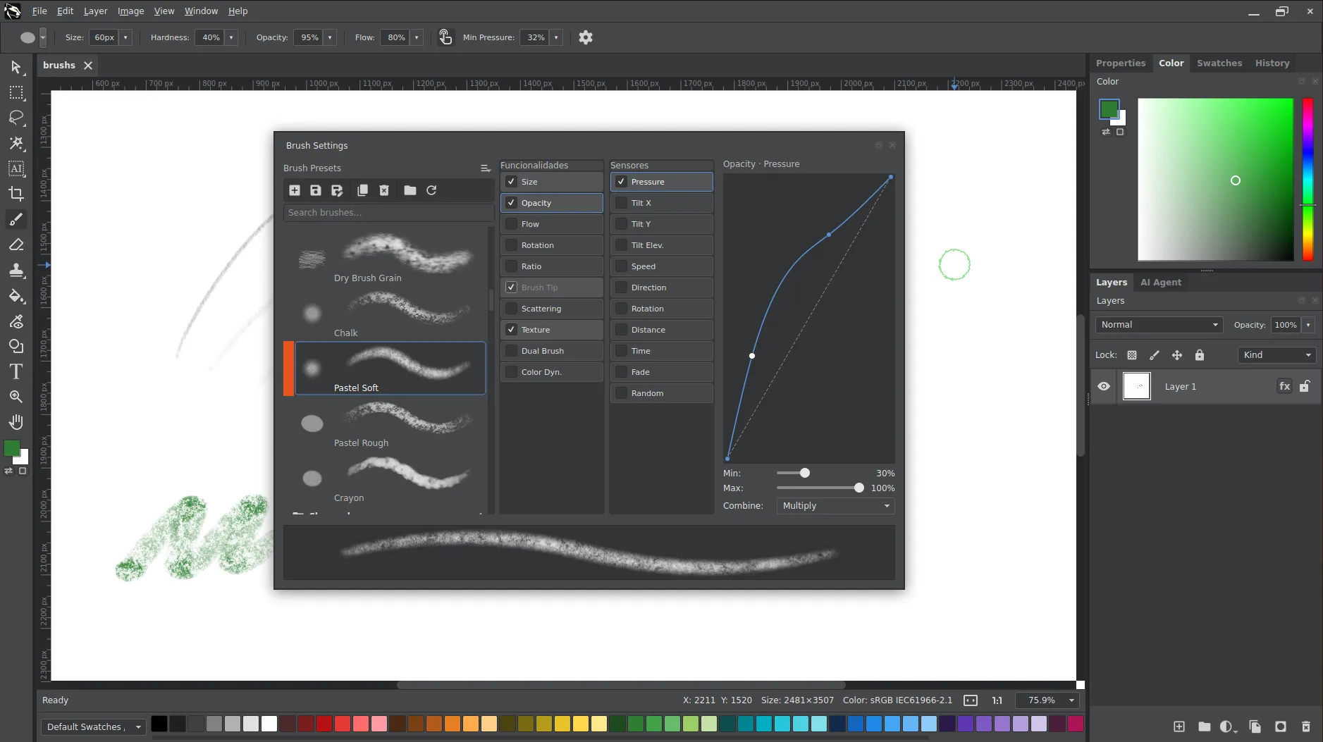 Hazor Studio brush engine preview 2