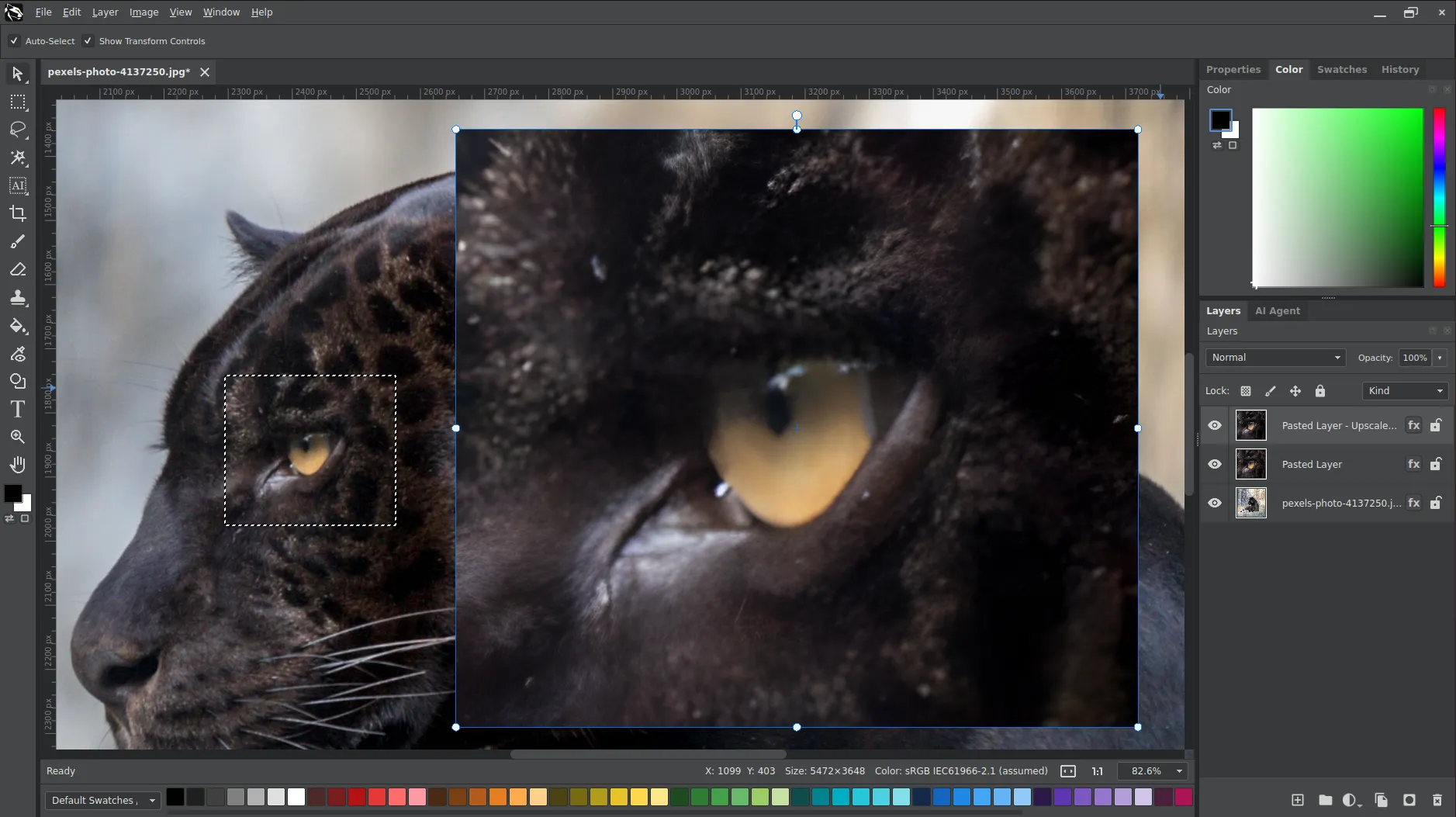 Hazor Studio upscaling preview 2