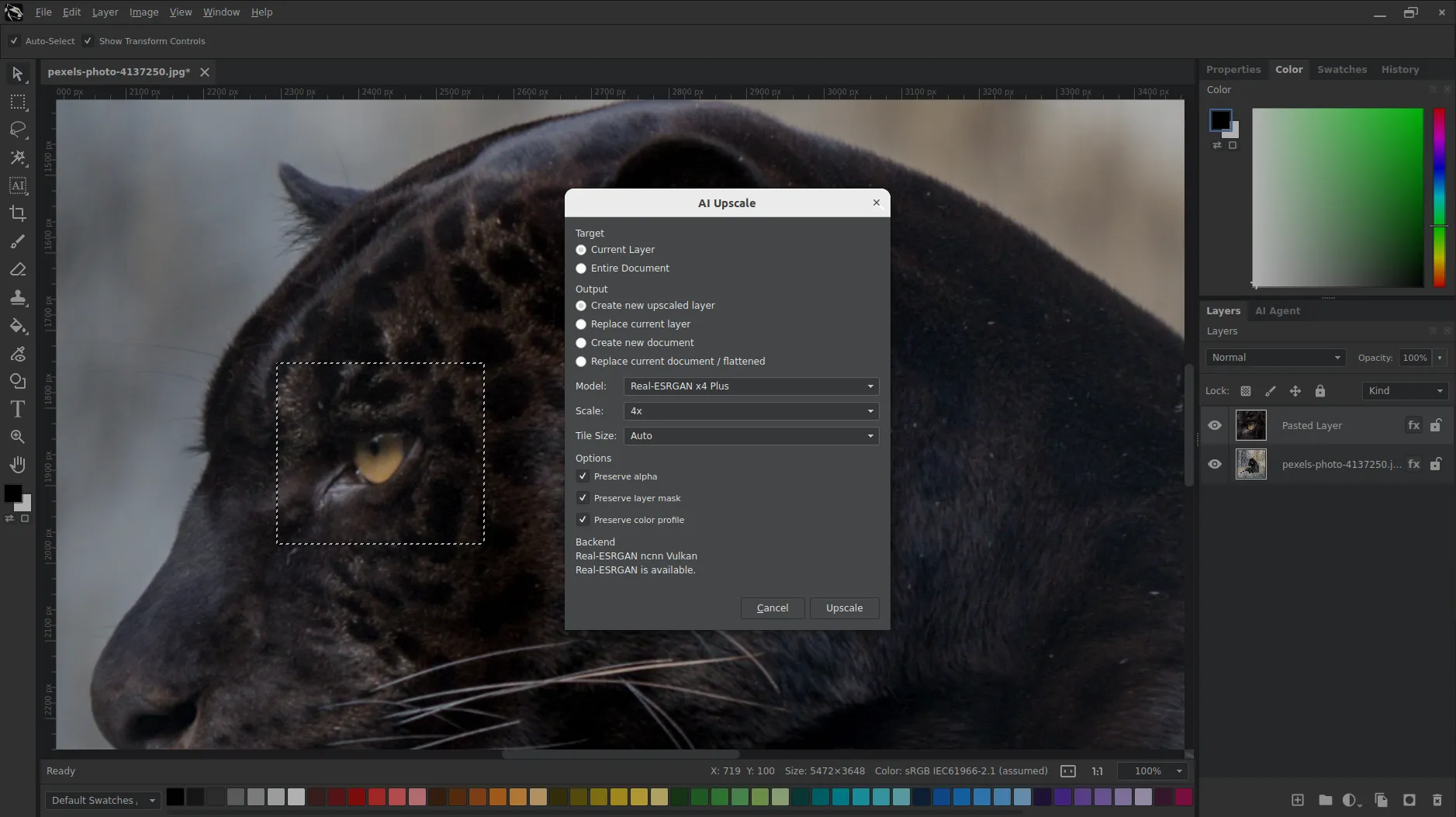 Hazor Studio upscaling preview 1